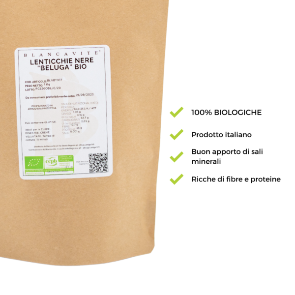 Riassunto scritto Lenticchie Nere Beluga BIO