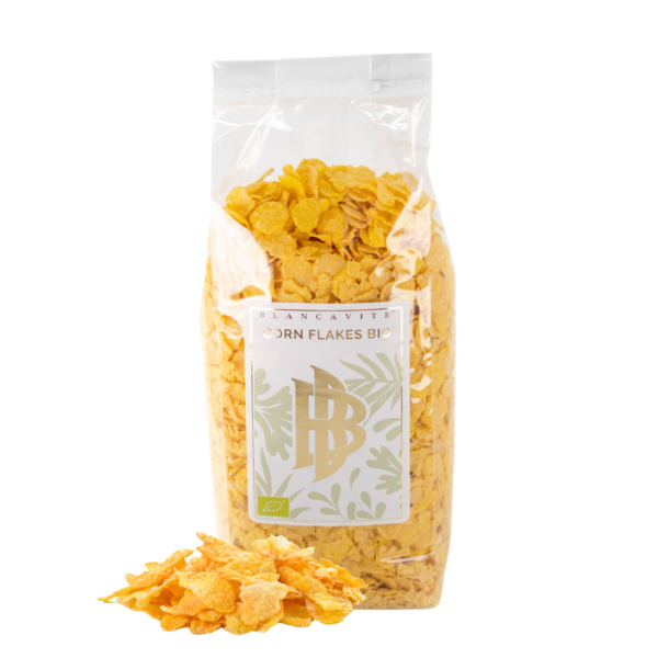 Corn Flakes BIO 330g | Blancavite® | Ideali Come Snack, Per la Preparazione di Biscotti e Barrette, Prodotti da Forno