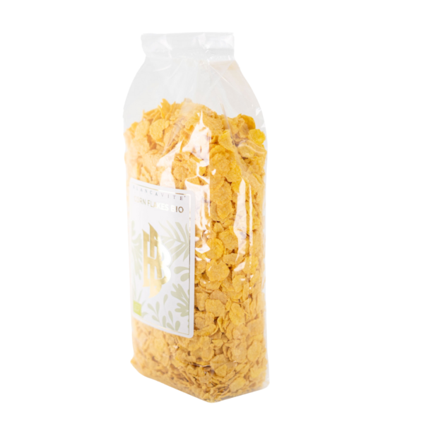 corn flakes in sacchetto trasparente