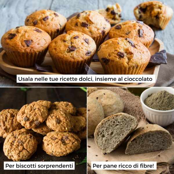 Esempi di ricette con la Farina di Canapa BIO