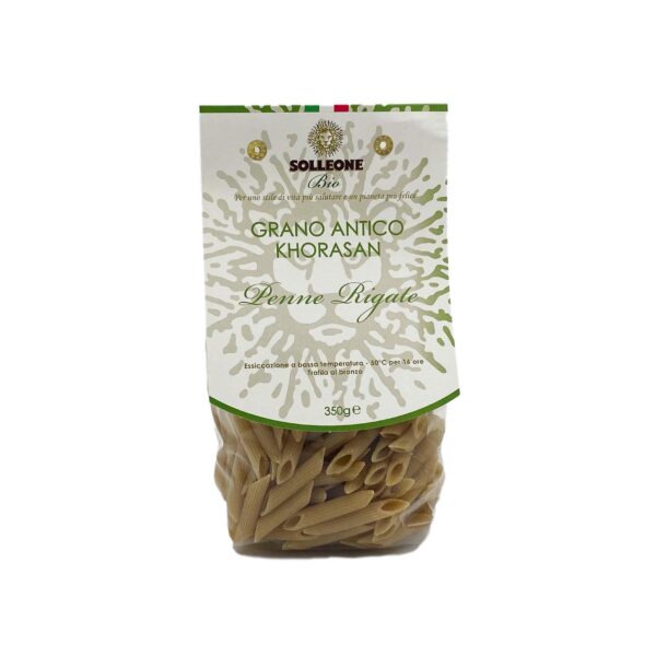 Pasta Penne rigate di grano Khorasan BIO - 350g, Ottime con Ogni Sugo, Deliziose Anche Con Solo Olio d'Oliva BIO