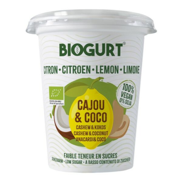 Yogurt Vegano Anacardi Cocco e Limone BIO - 400g