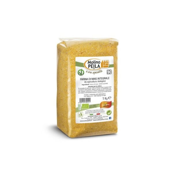 Farina di Mais Integrale Senza Glutine BIO Molino Peila - 1Kg
