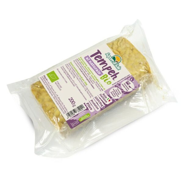 Tempeh al naturale BIO di soia italiana