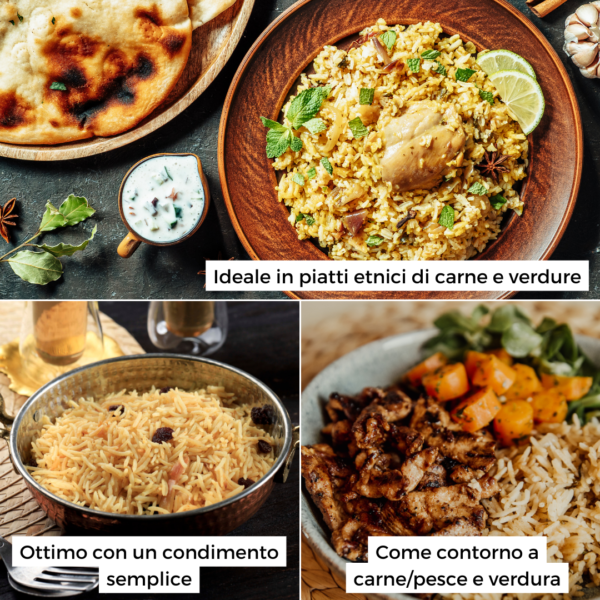 Esempi di ricette con Riso Basmati Integrale BIO