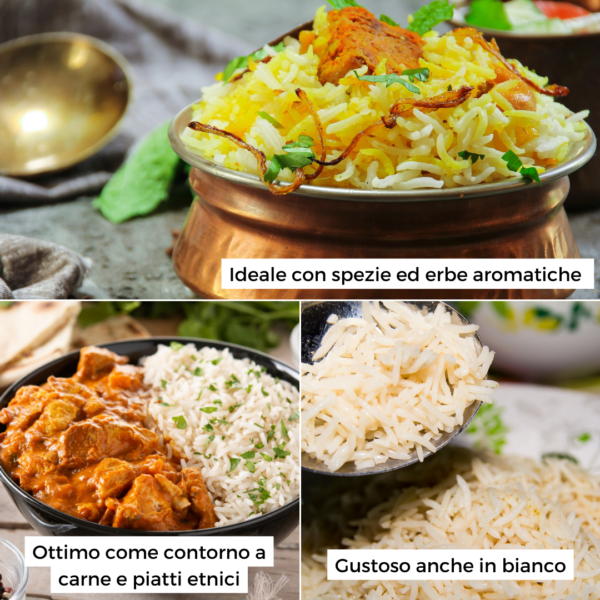 Esempi di ricette con Riso Basmati Bianco BIO